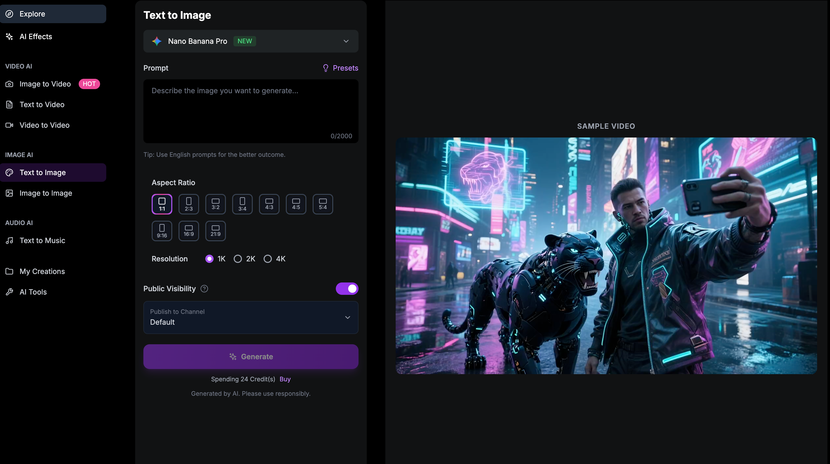 ReelMuse.ai - Screenshot 2 showing product features and functionality