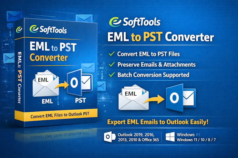 Free EML to PST Converter to Import screenshot 1