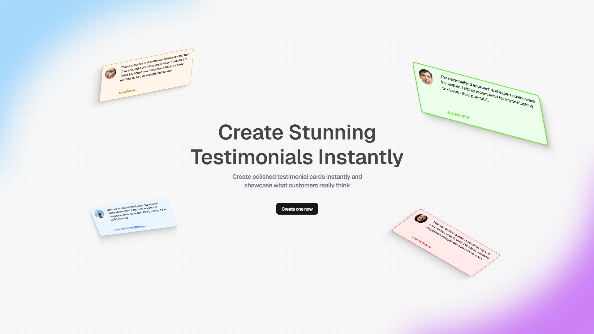 Testimonial Creator - Screenshot 3 preview