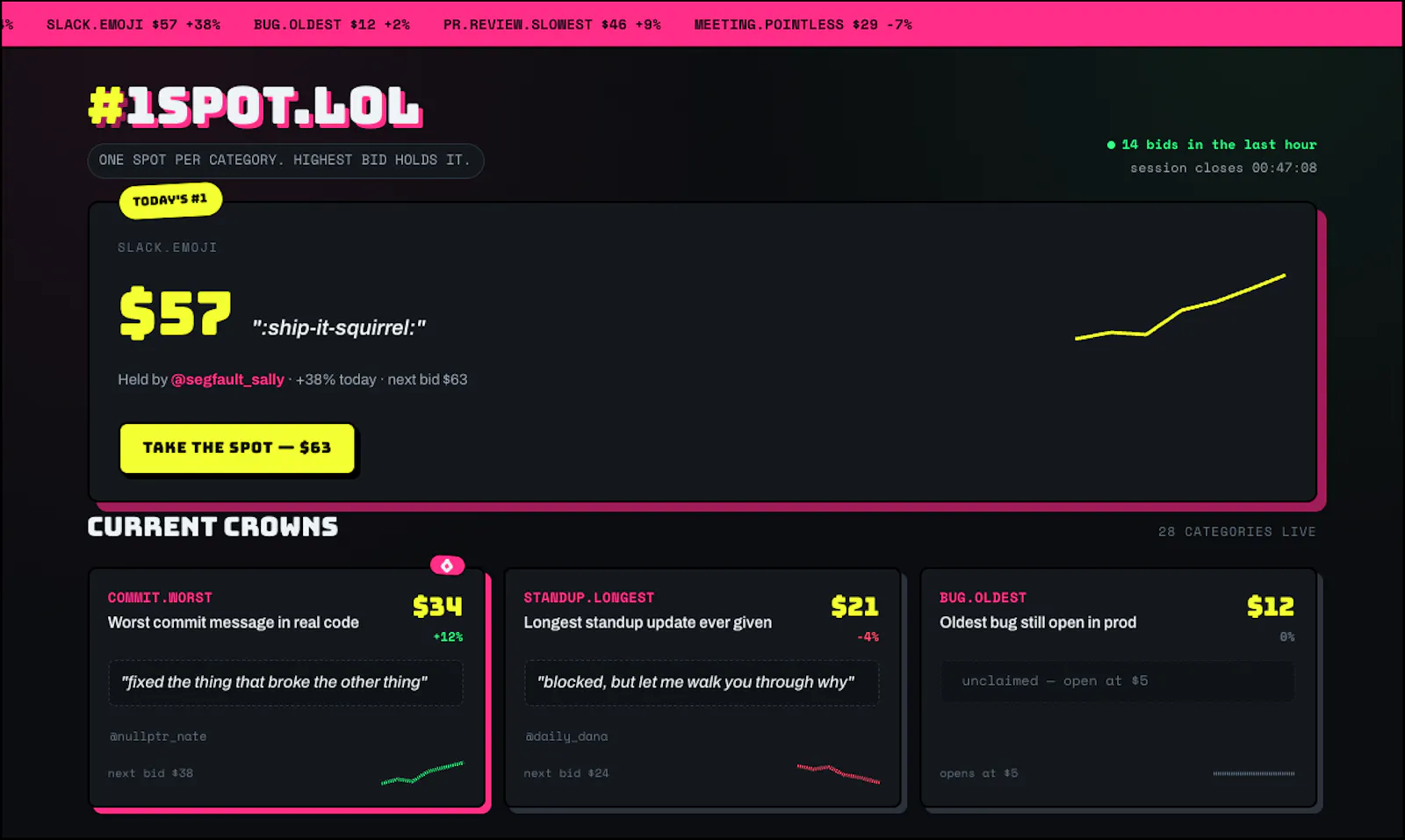 1spot.lol screenshot 2
