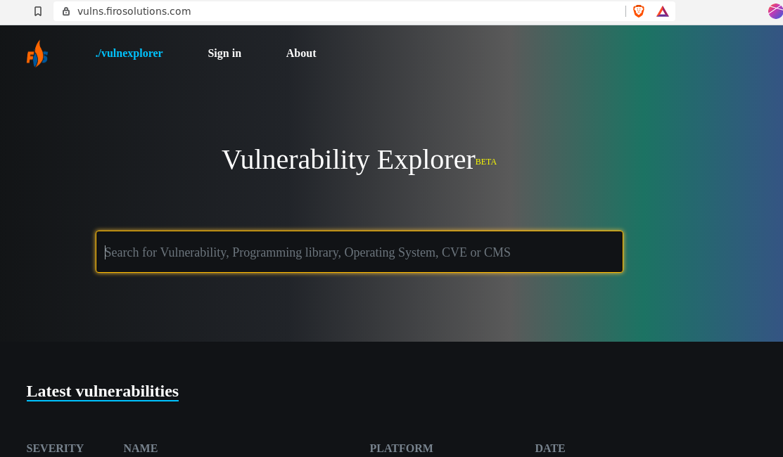 Vulnerability Management gallery image