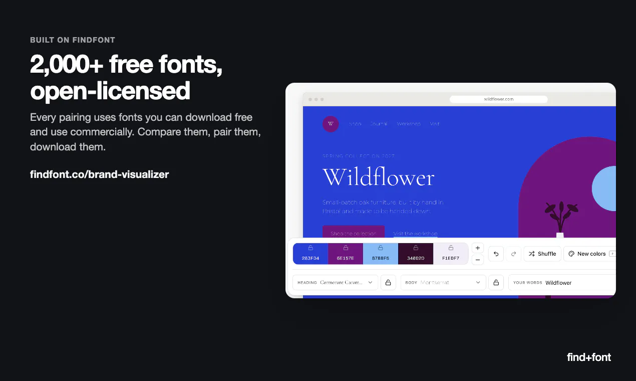 FindFont Brand Visualizer gallery image
