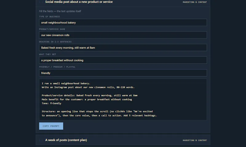 AI StartPack screenshot 2