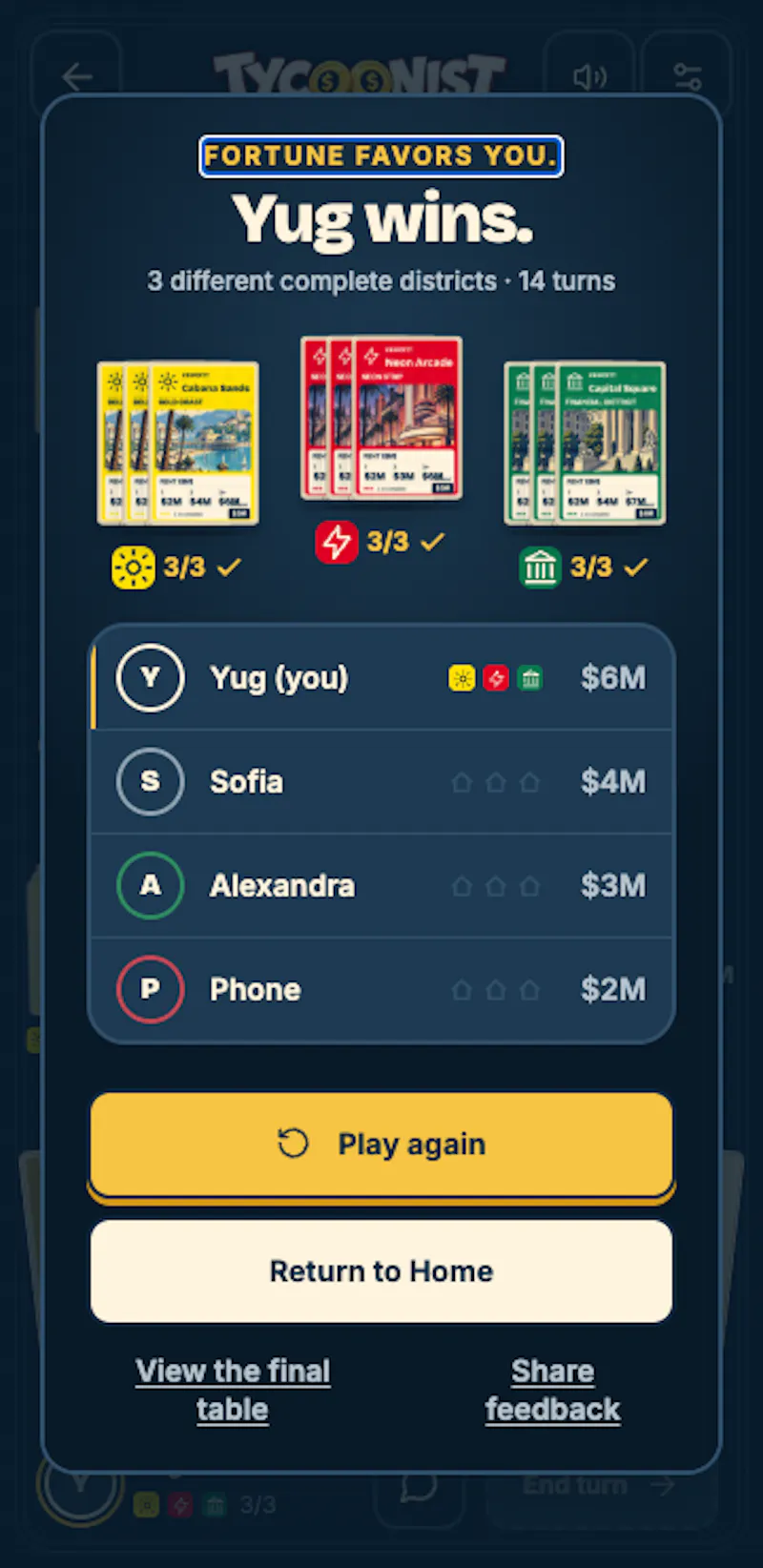 Tycoonist - Property Card Trading Game screenshot 6