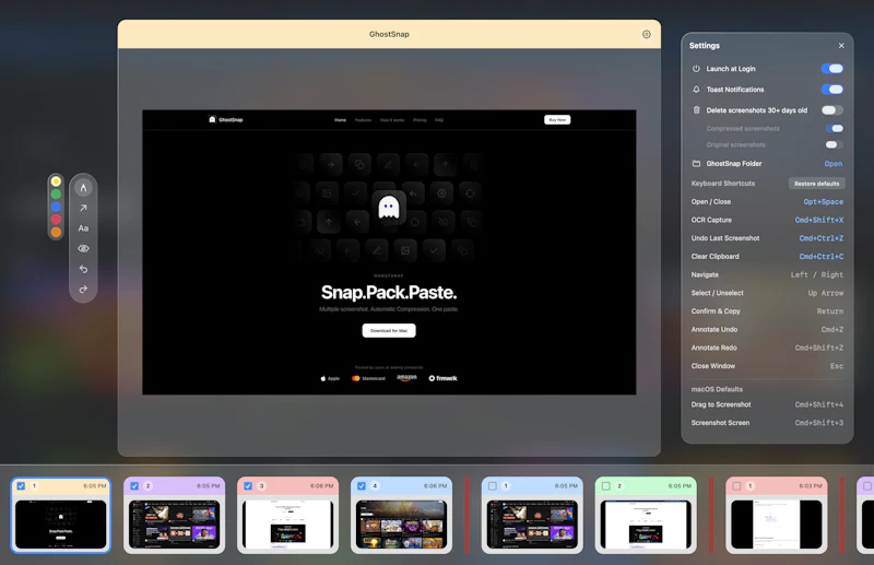 GhostSnap screenshot 2