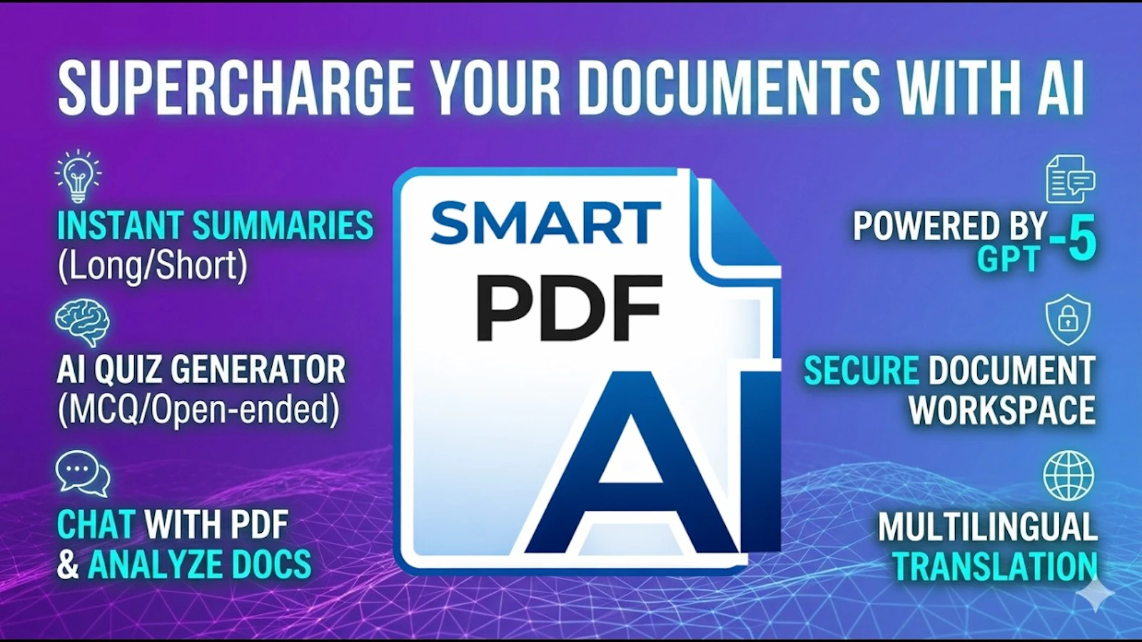 SmartPDF AI screenshot 1 (video preview)