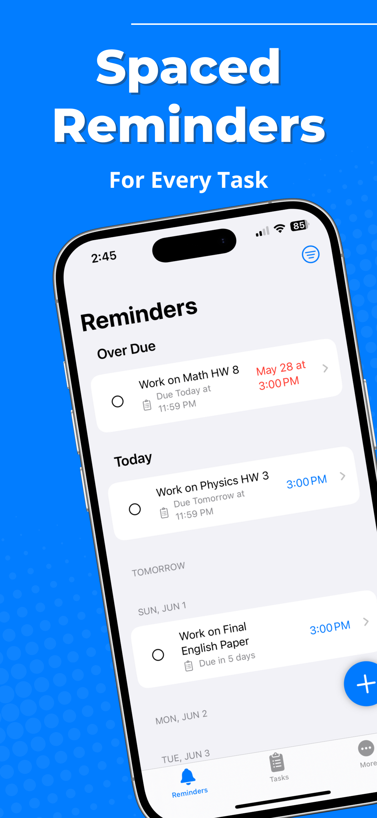 Taakmordel - Geautomatiseerde taak- en herinnerings -app voor canvas media 3