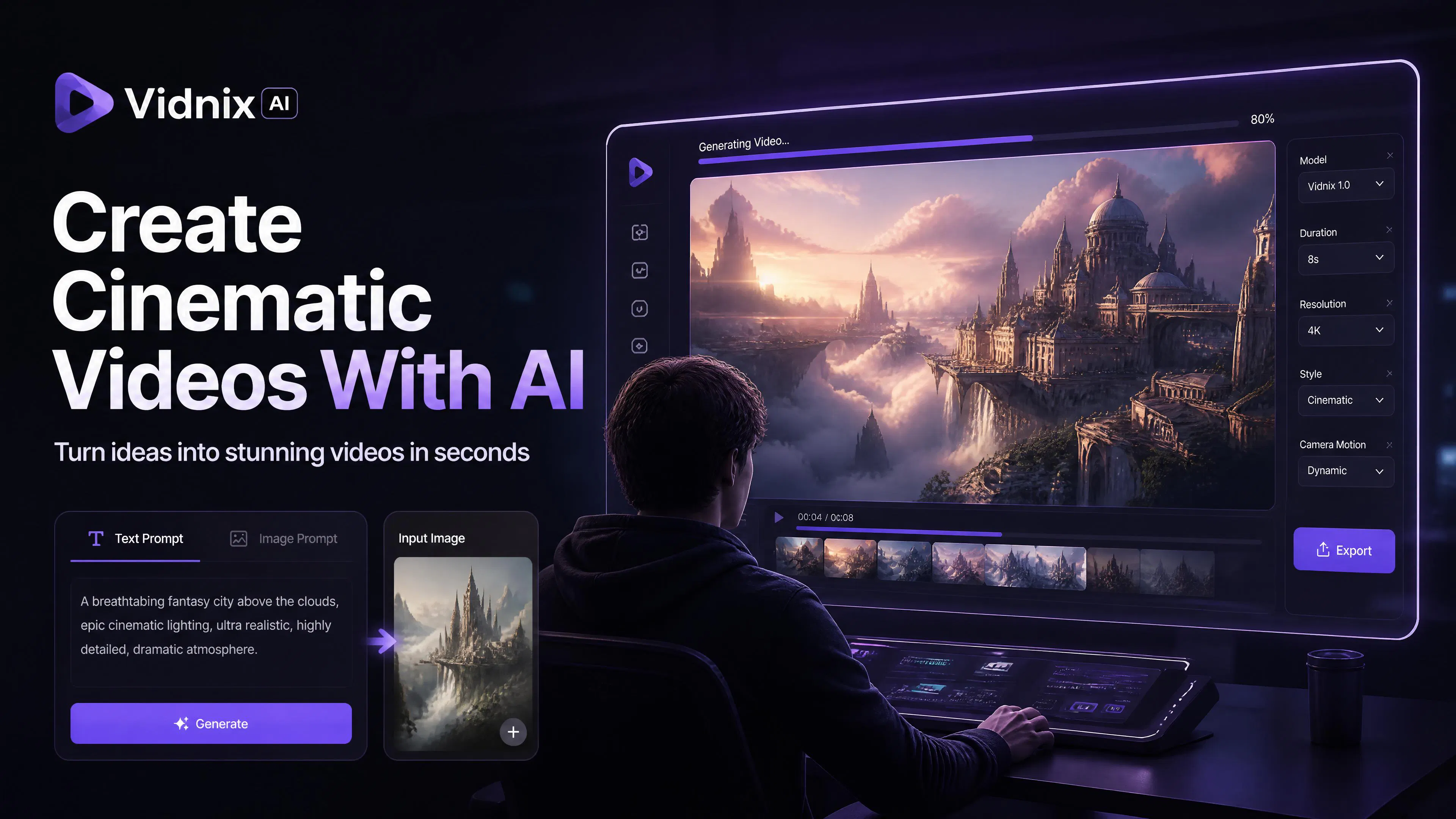 Vidnix AI: Create Cinematic Videos gallery image