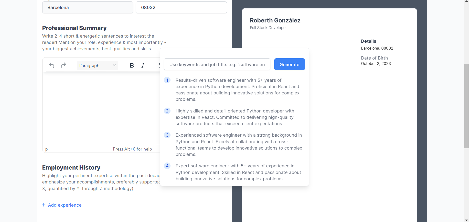 Média CV rechargé 3