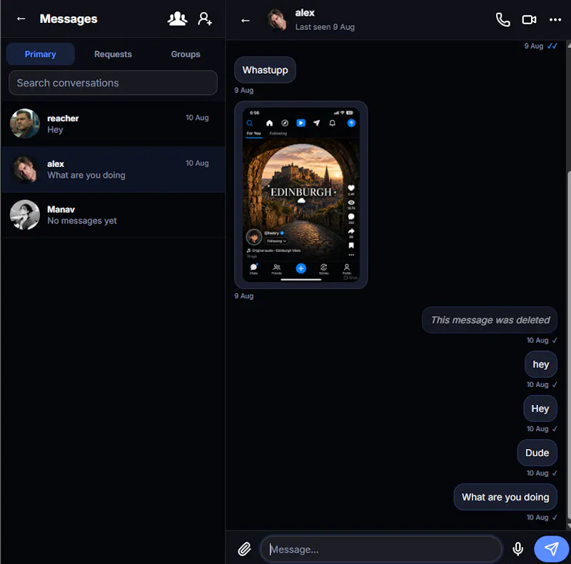 QuickChat — Chat, Share & Discover screenshot 3