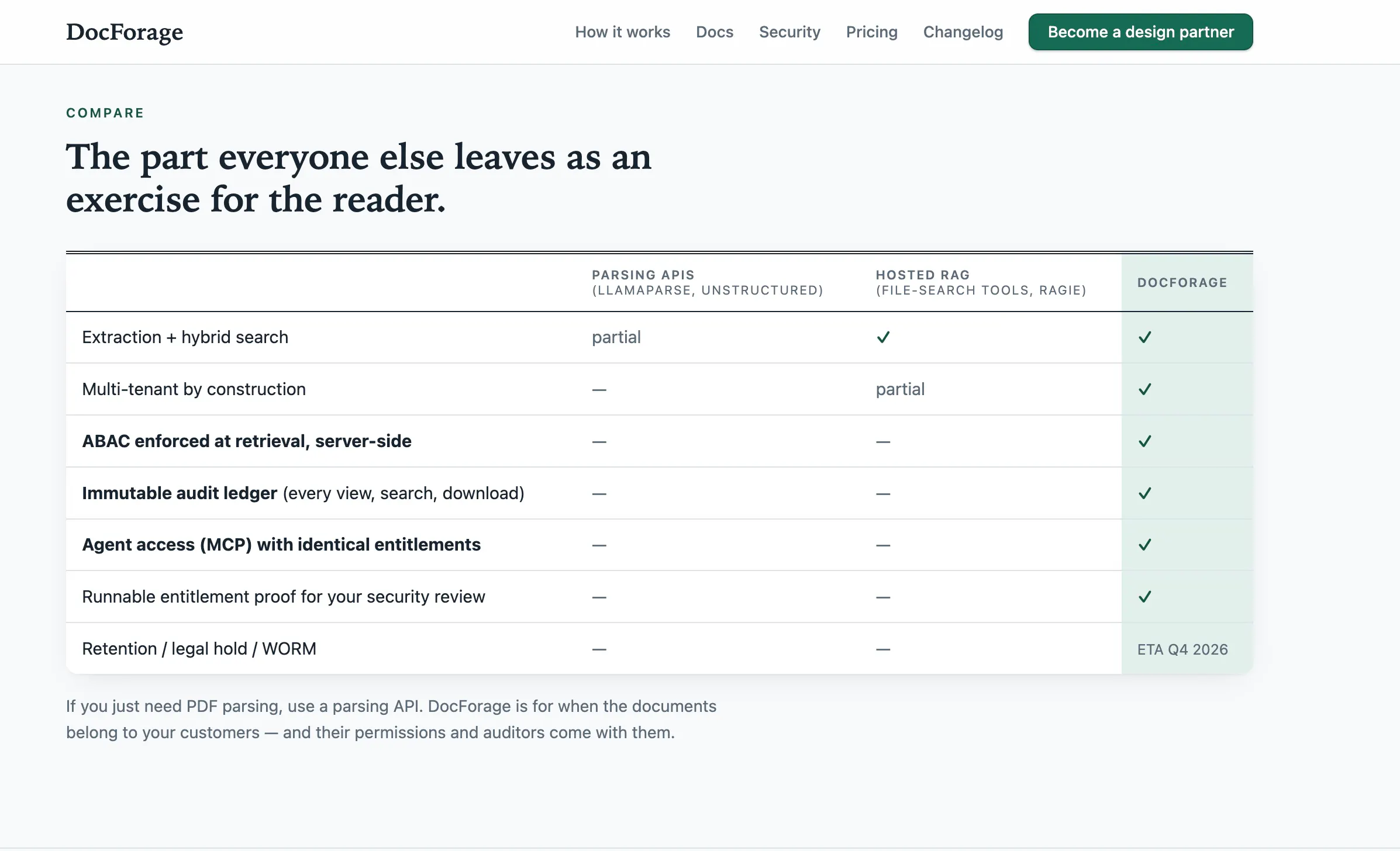 DocForage — Secure document intelligence gallery image