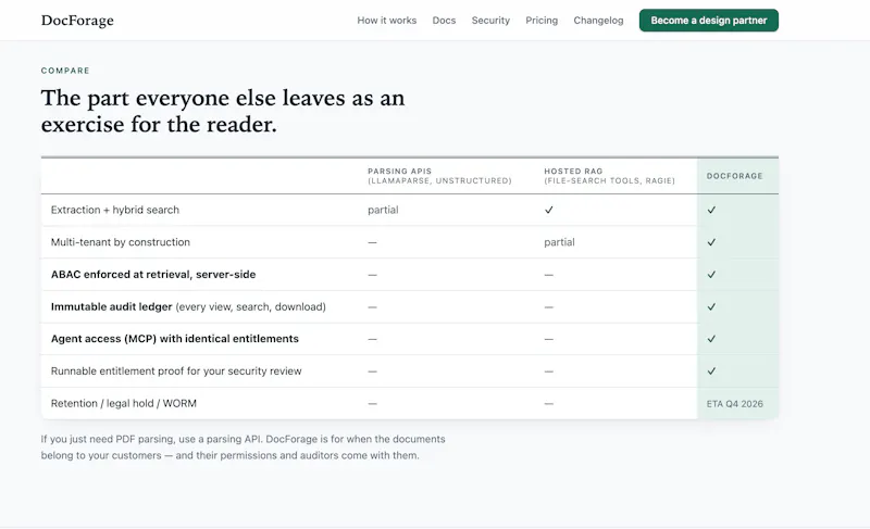 DocForage — Secure document intelligence screenshot 5