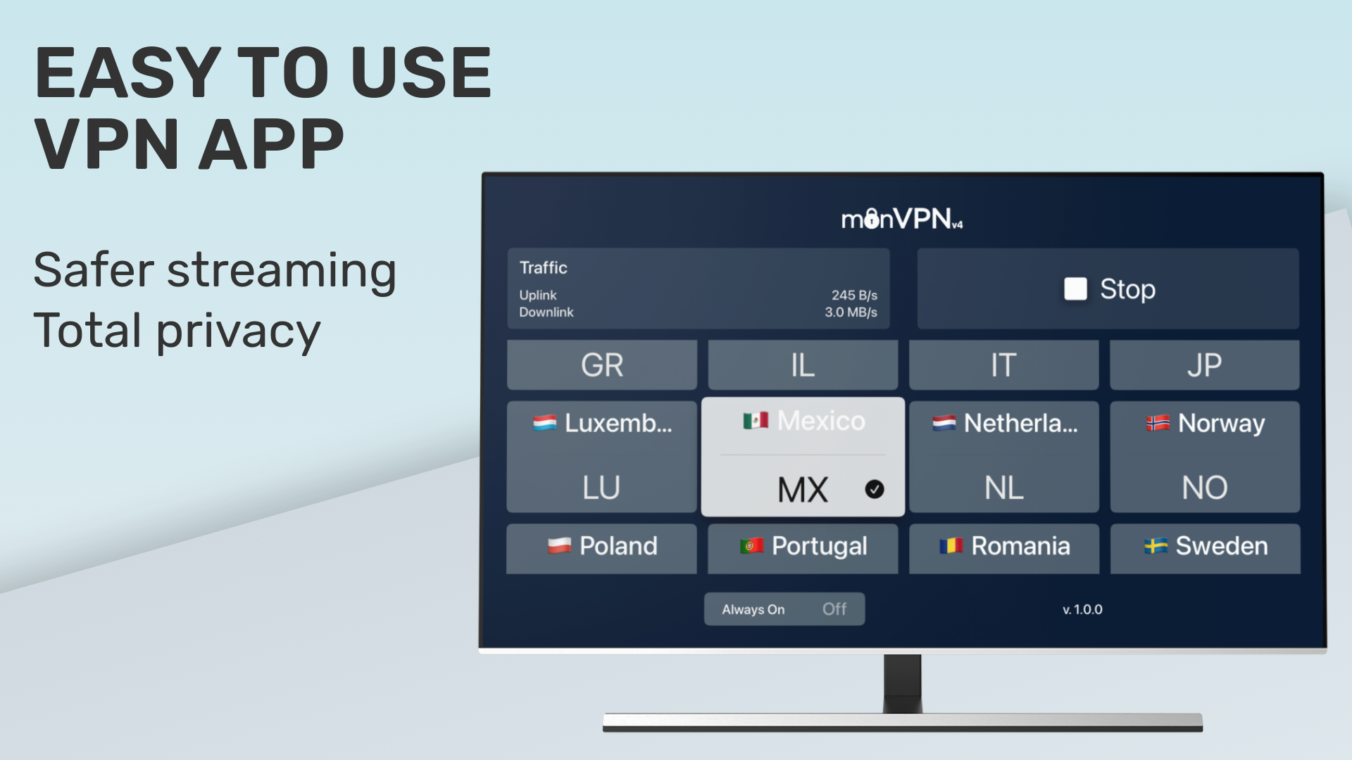 Média VPN & Proxy Unlimited - MonVPN 3