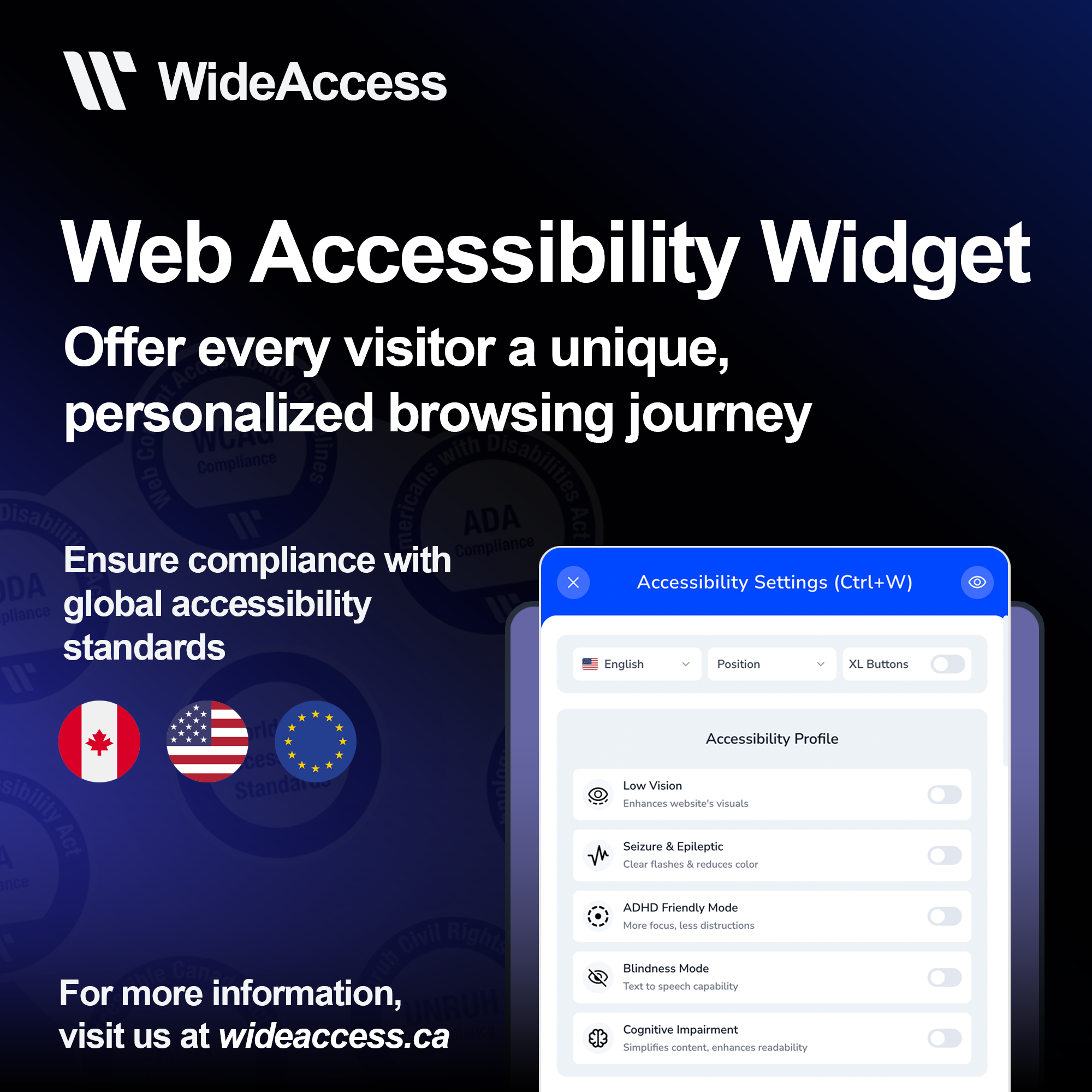 WideAccess Accessibility Widget gallery image