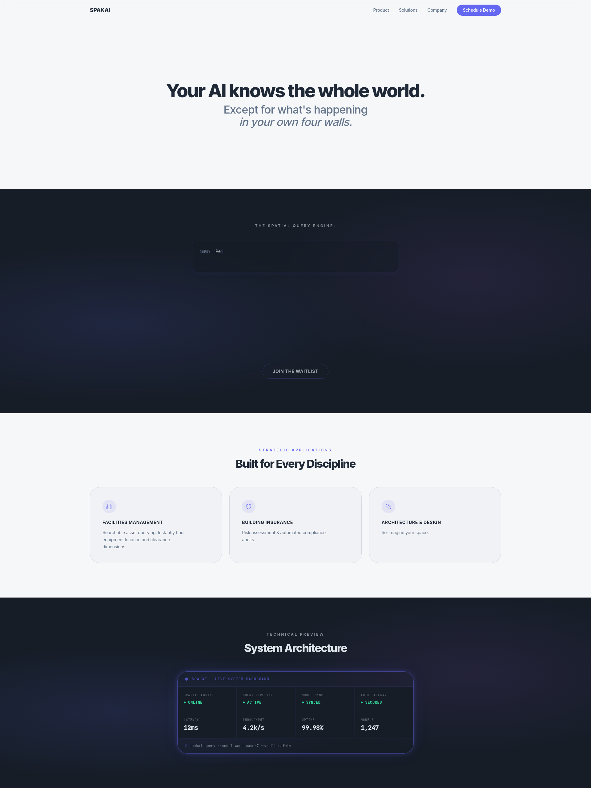 Spakai — Spatial Intelligence Platform gallery image