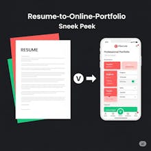 vibeCodes Portfolio Generator {ResumAI} gallery image