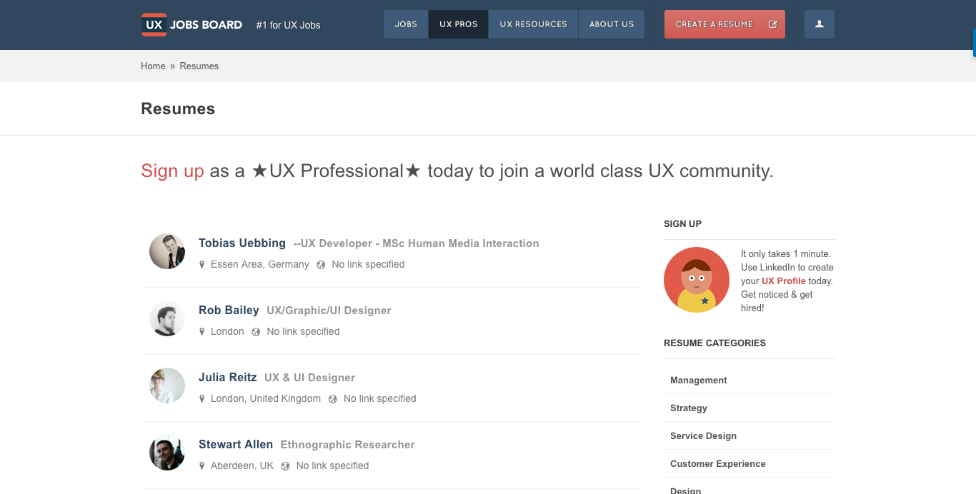 UX Jobs Board gallery image