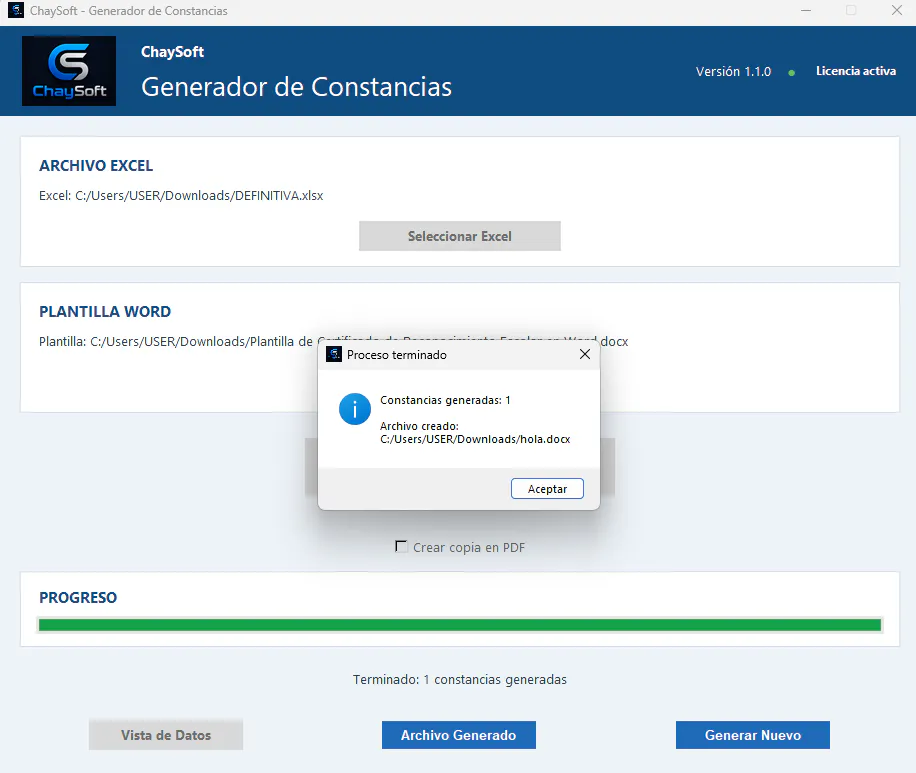 ChaySoft Certificate Generator gallery image