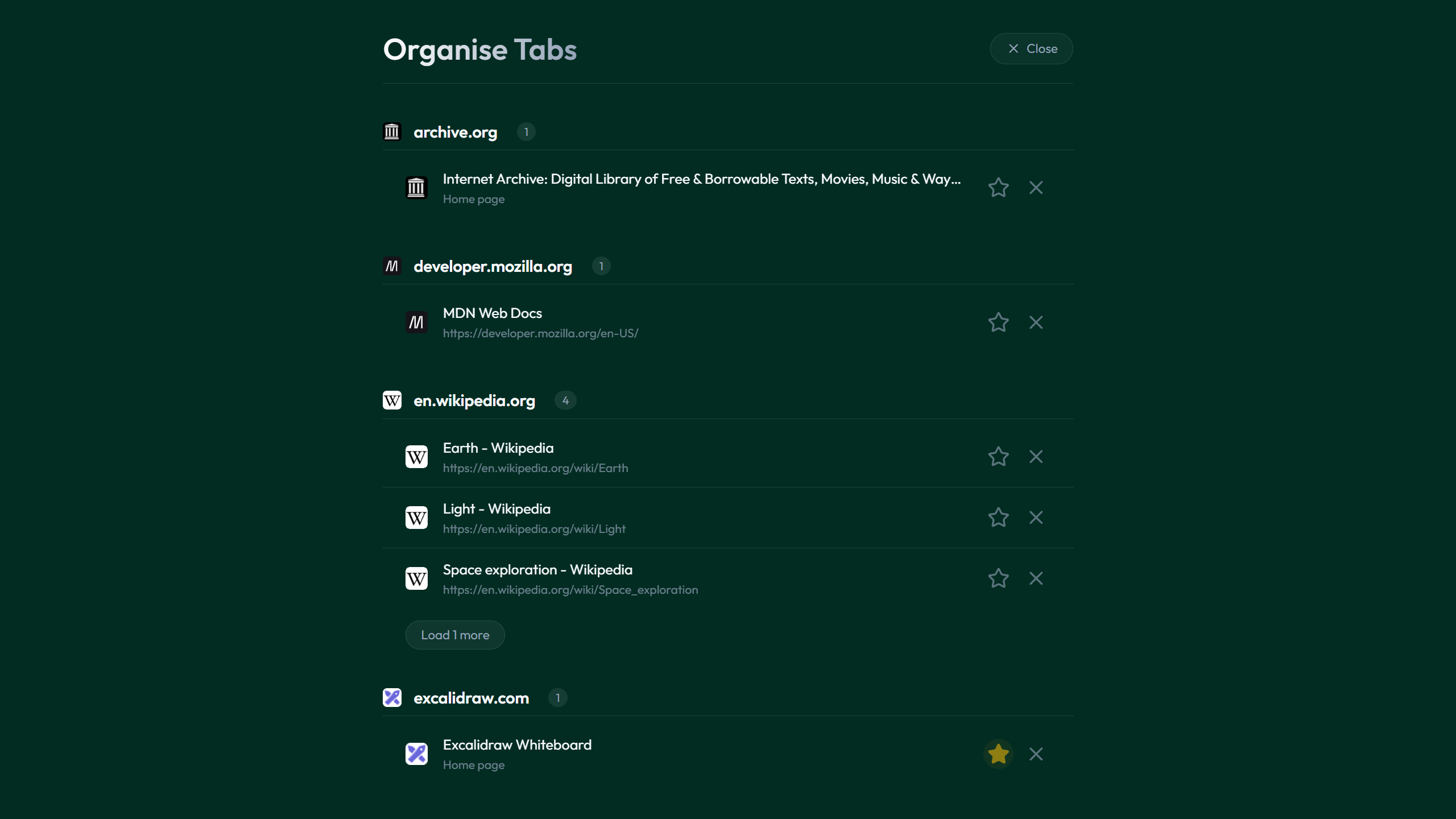 Tabs Desk - Screenshot 2 showing product features and functionality