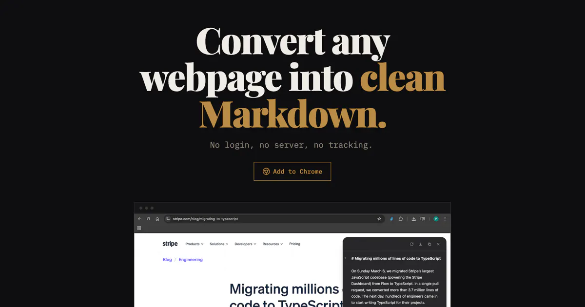 Plain Markdown