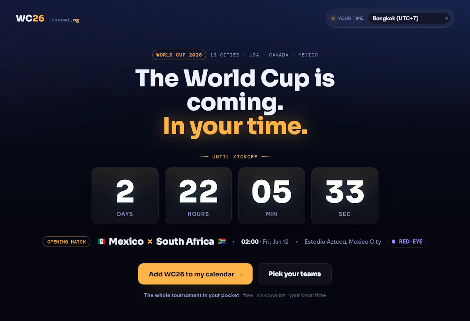 WC26.iscomi.ng screenshot 3