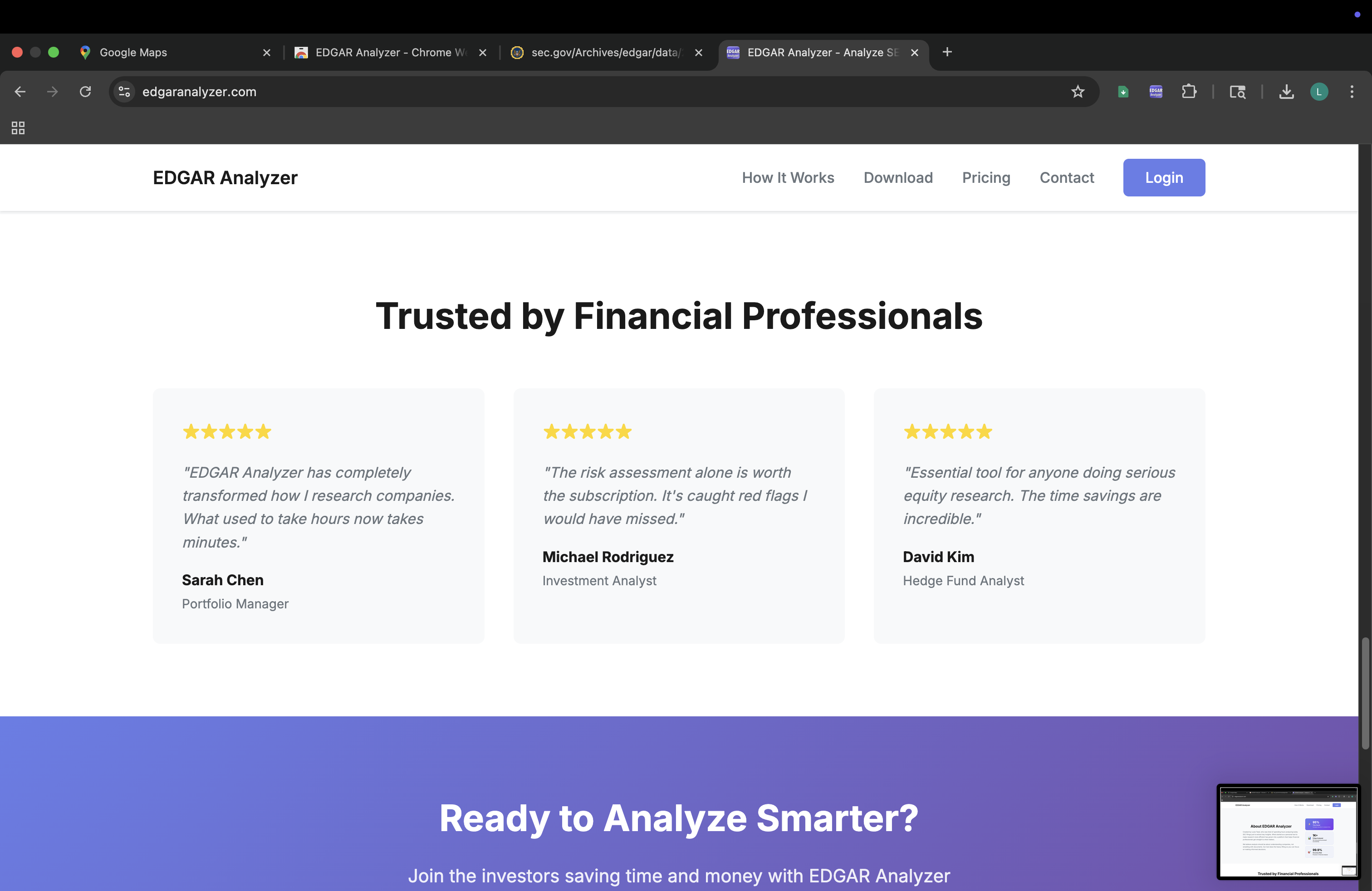Media Edgar Analyzer - Menganalisis pemfailan SEC dalam beberapa saat, tepat ketika mereka keluar 6