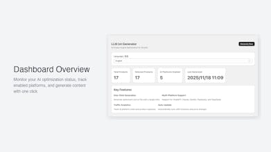 LLMs TXT Generator-AI Traffic gallery image