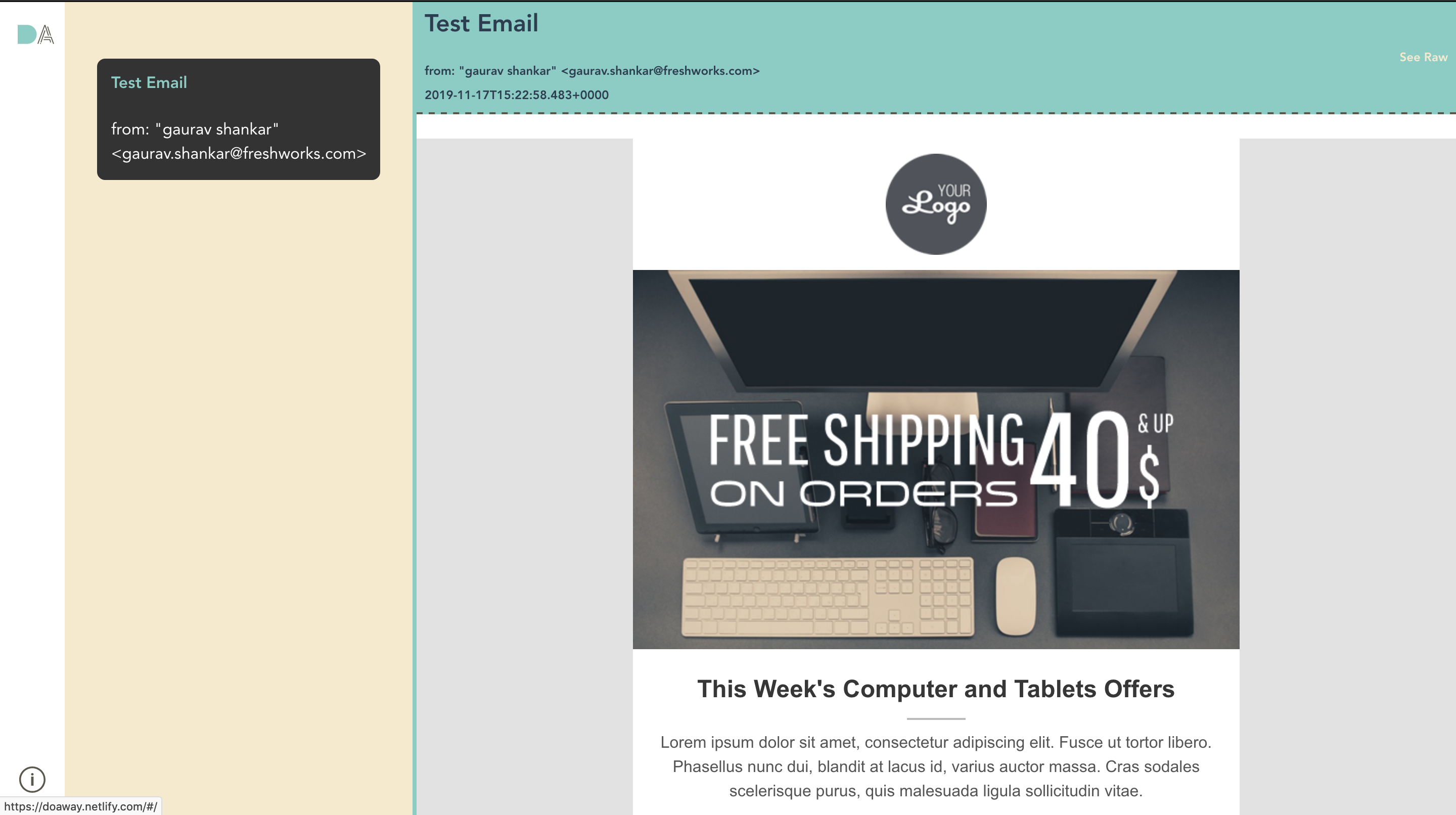 doaway.email gallery image