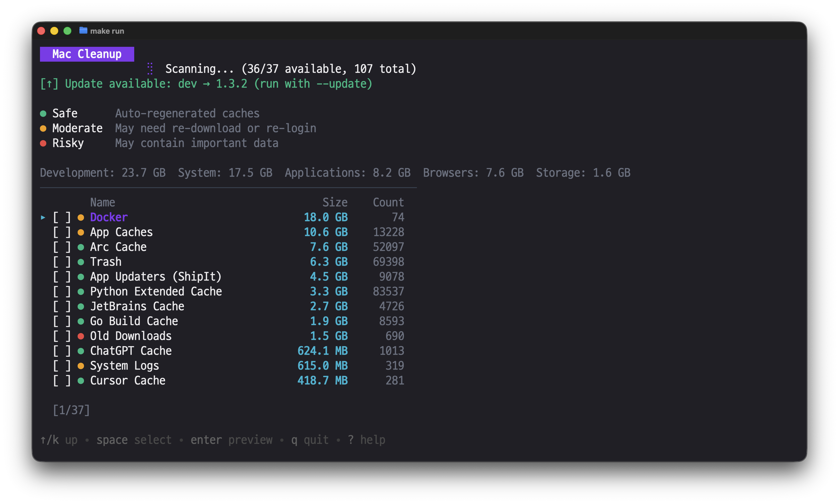 Mac Cleanup Go gallery image