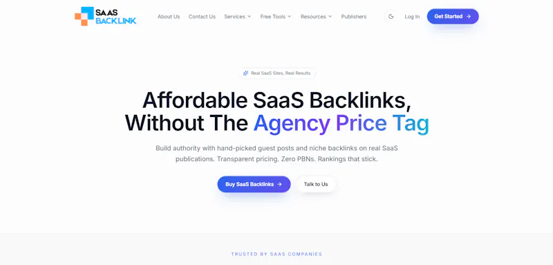 SaaSBacklink screenshot 2