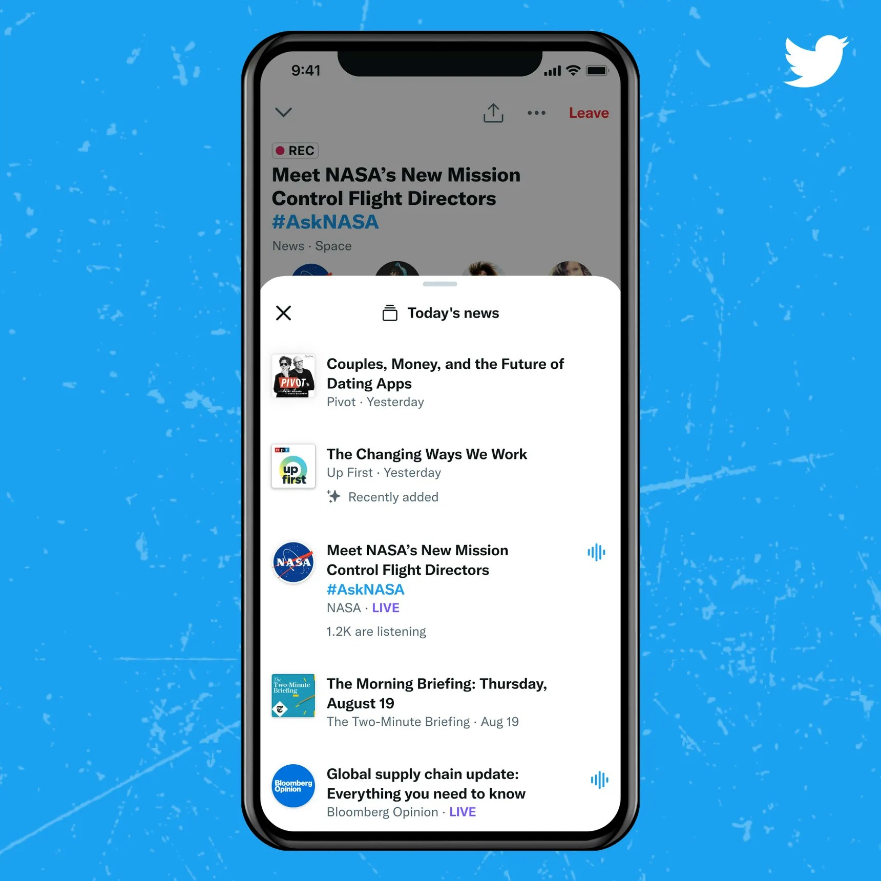 Podcasts de Twitter media 2