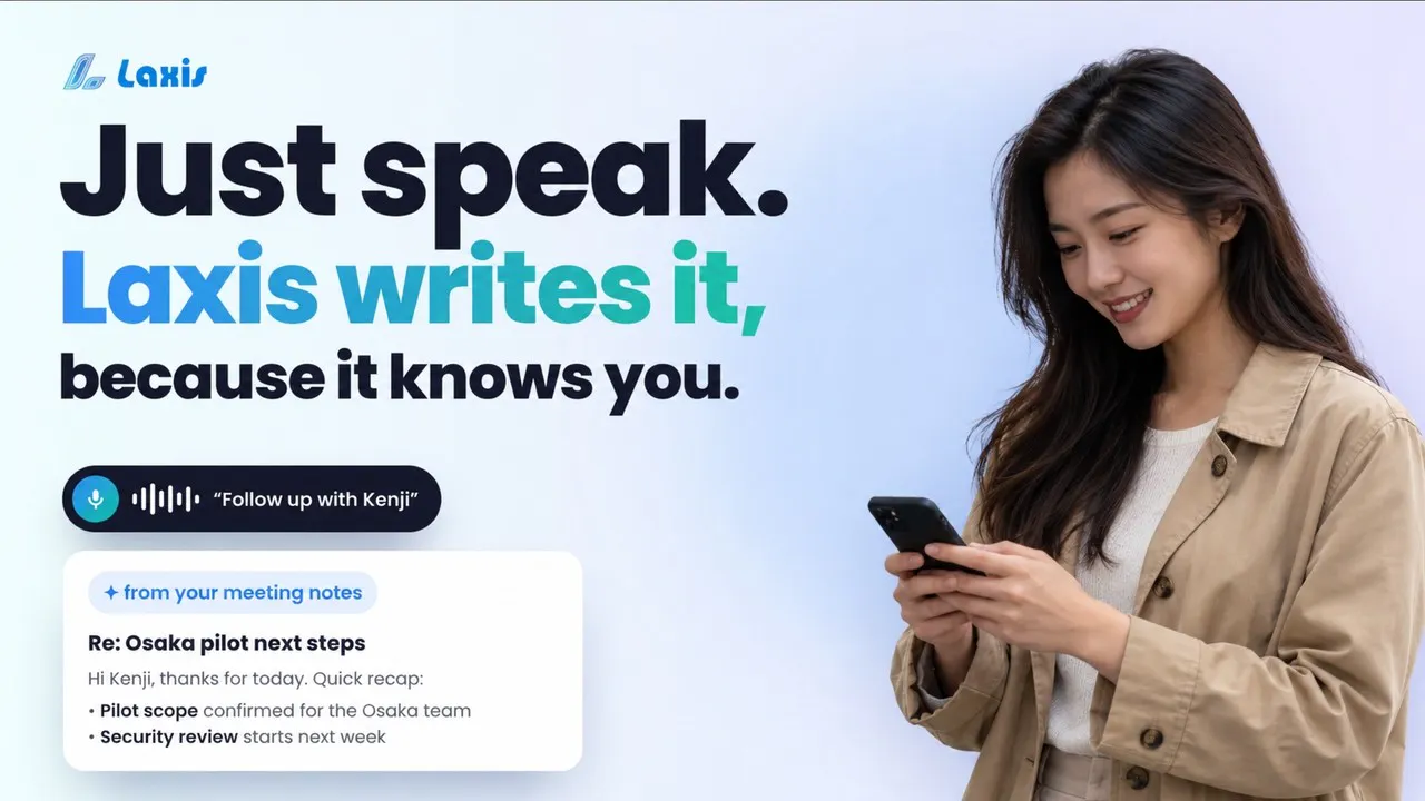 Laxis Agentic Voice Keyboard gallery image
