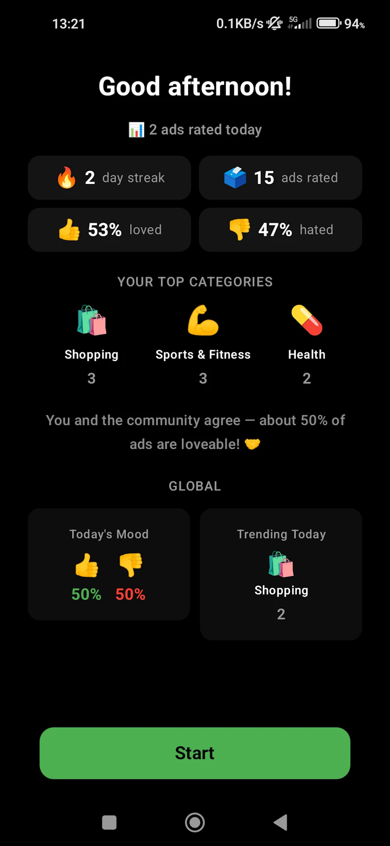 LovHatAds: Rate & Vote on Real Ads  screenshot 2