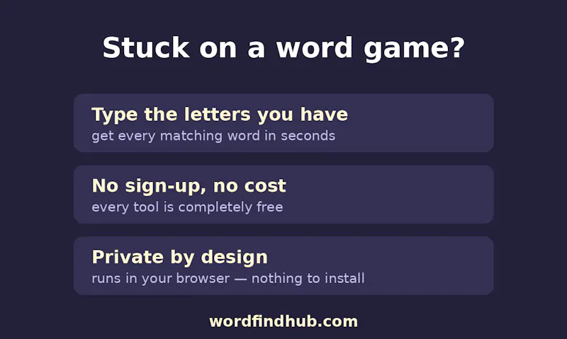 Word Finder Tools screenshot 2