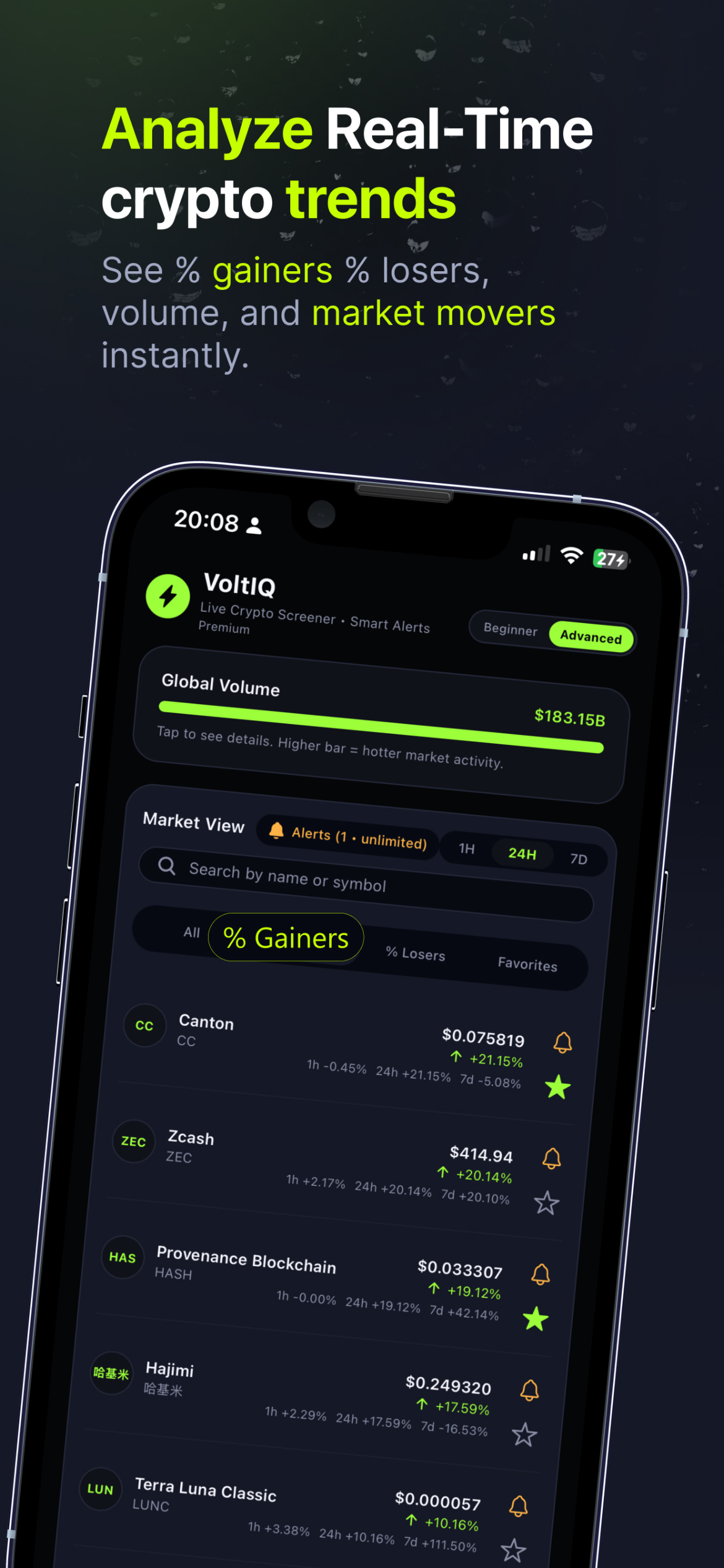 VoltIQ - Screenshot 2 showing product features and functionality
