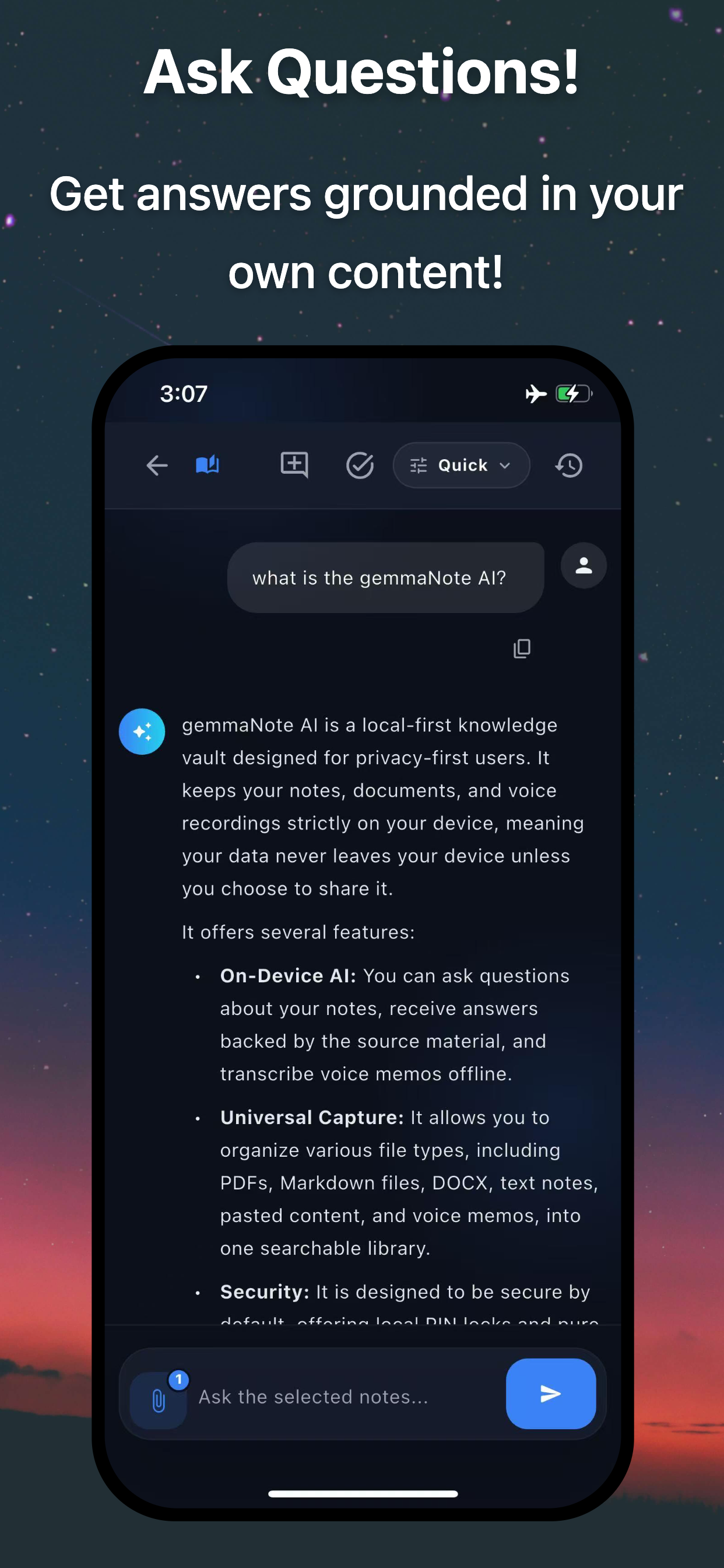 NoteAI:Free chat & Private & knowledge  gallery image