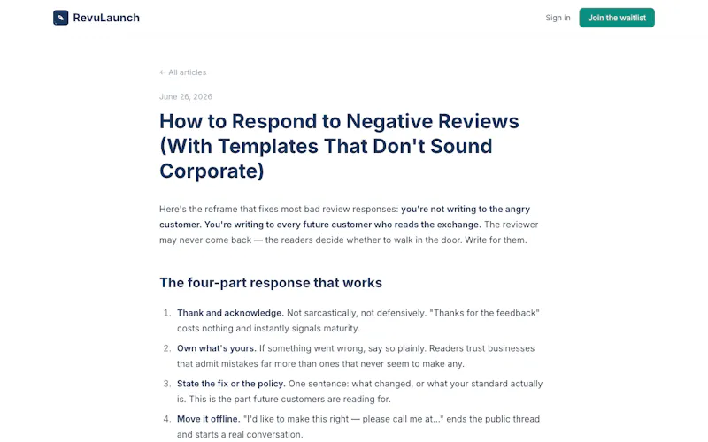RevuLaunch screenshot 4