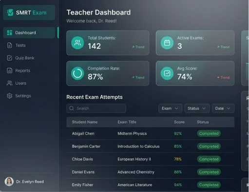 SMRT Exam Platform logo