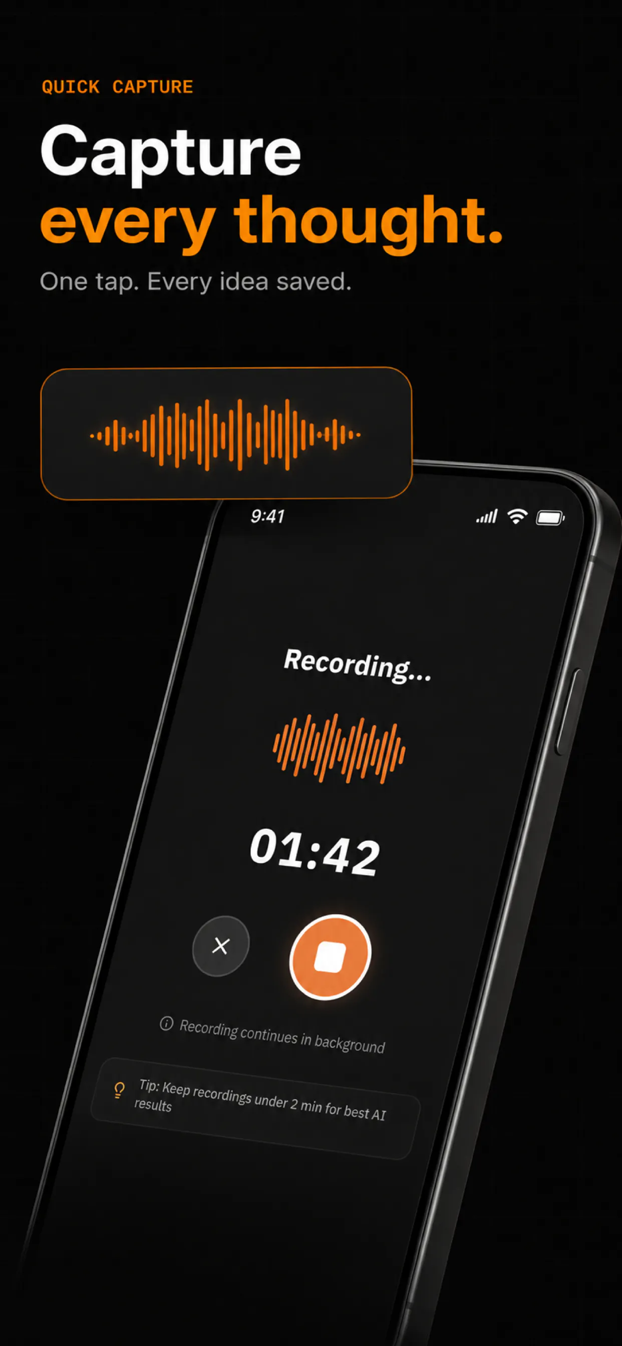 Tonot - AI voice note 截图 7