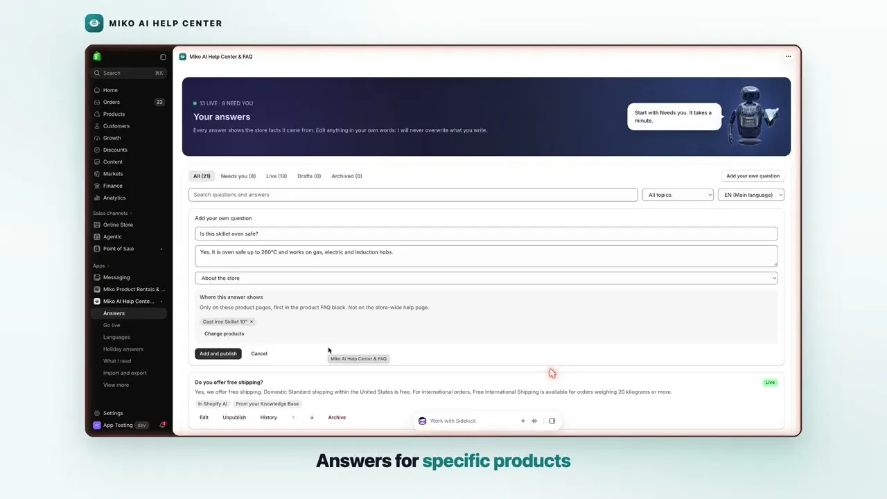 Miko AI Help Center & FAQ gallery image