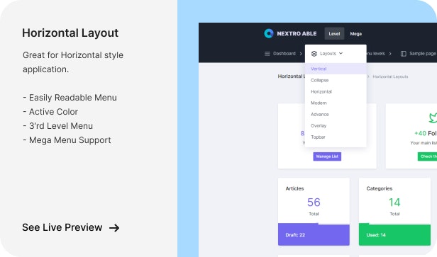 Elite Able - Admin Template gallery image
