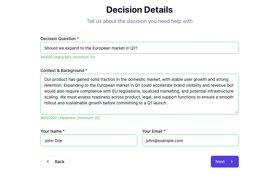 decision maker screenshot 4