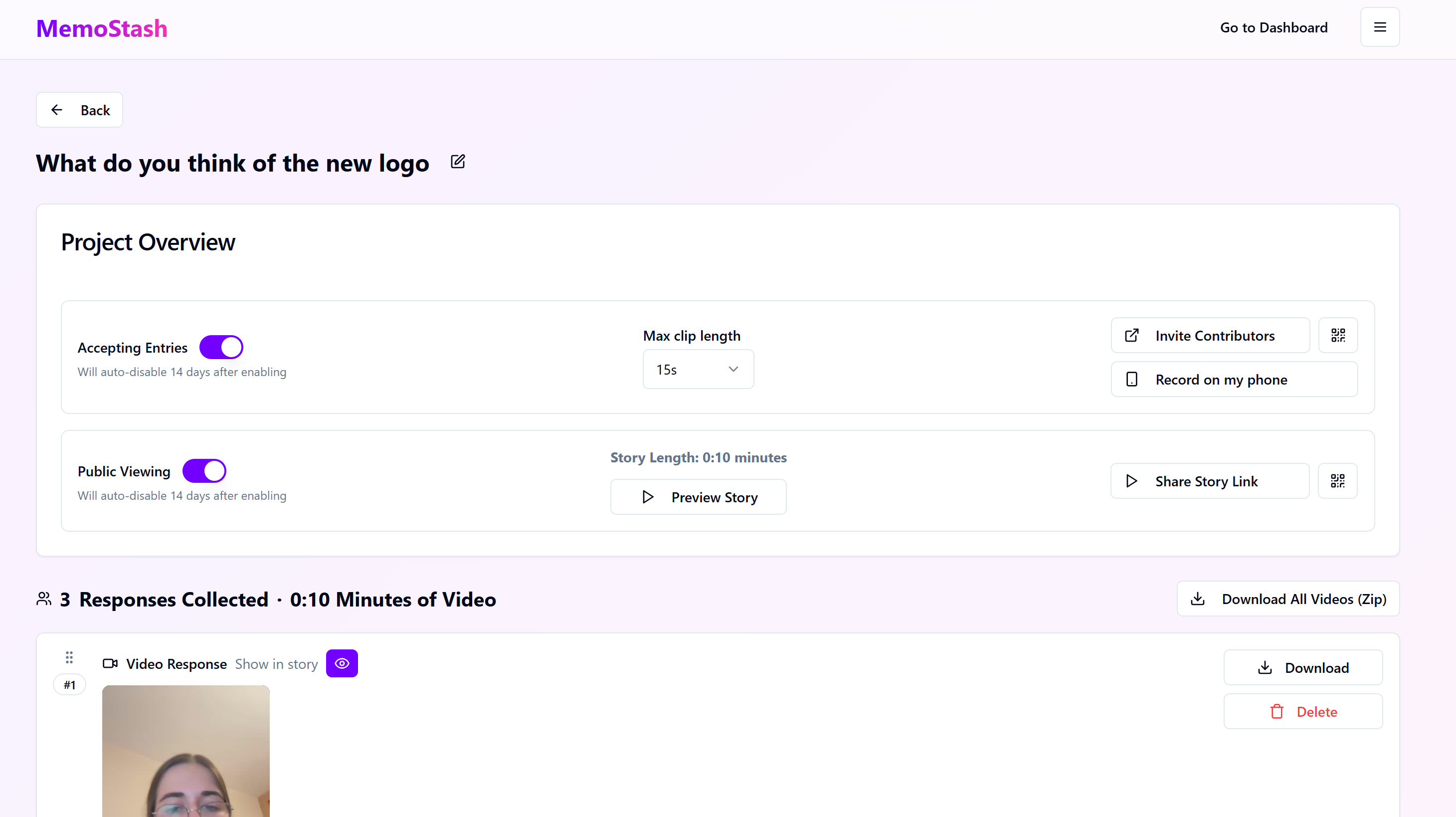 MemoStash gallery image
