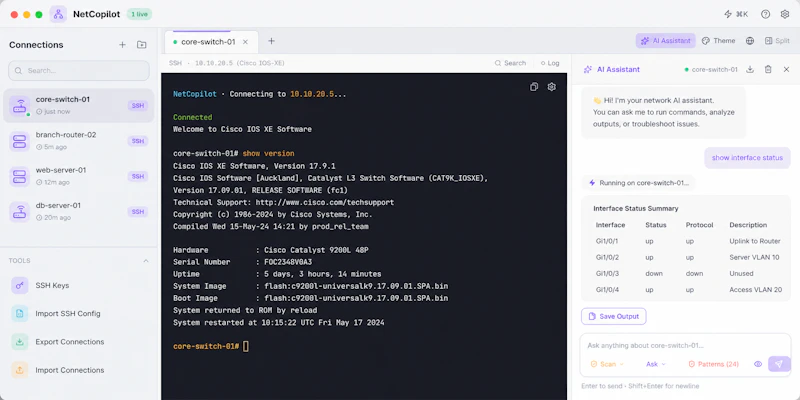NetCopilot screenshot 1