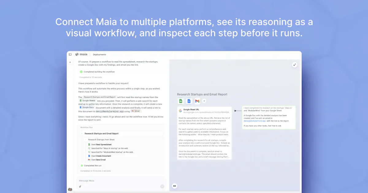 maia.is your AI that gets things done