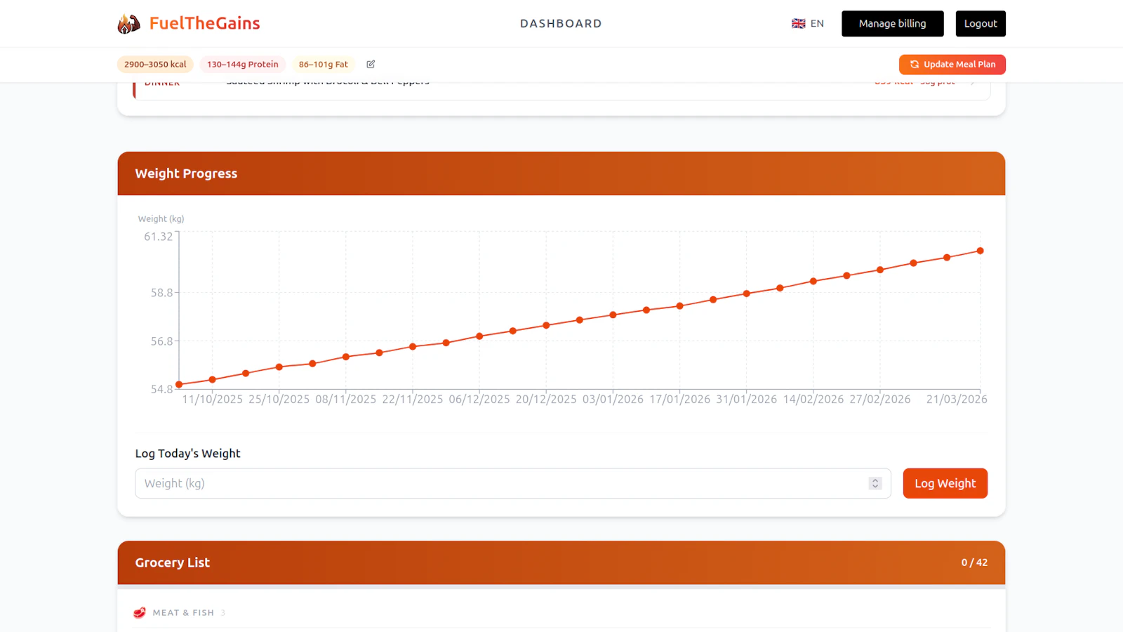 FuelTheGains screenshot 4