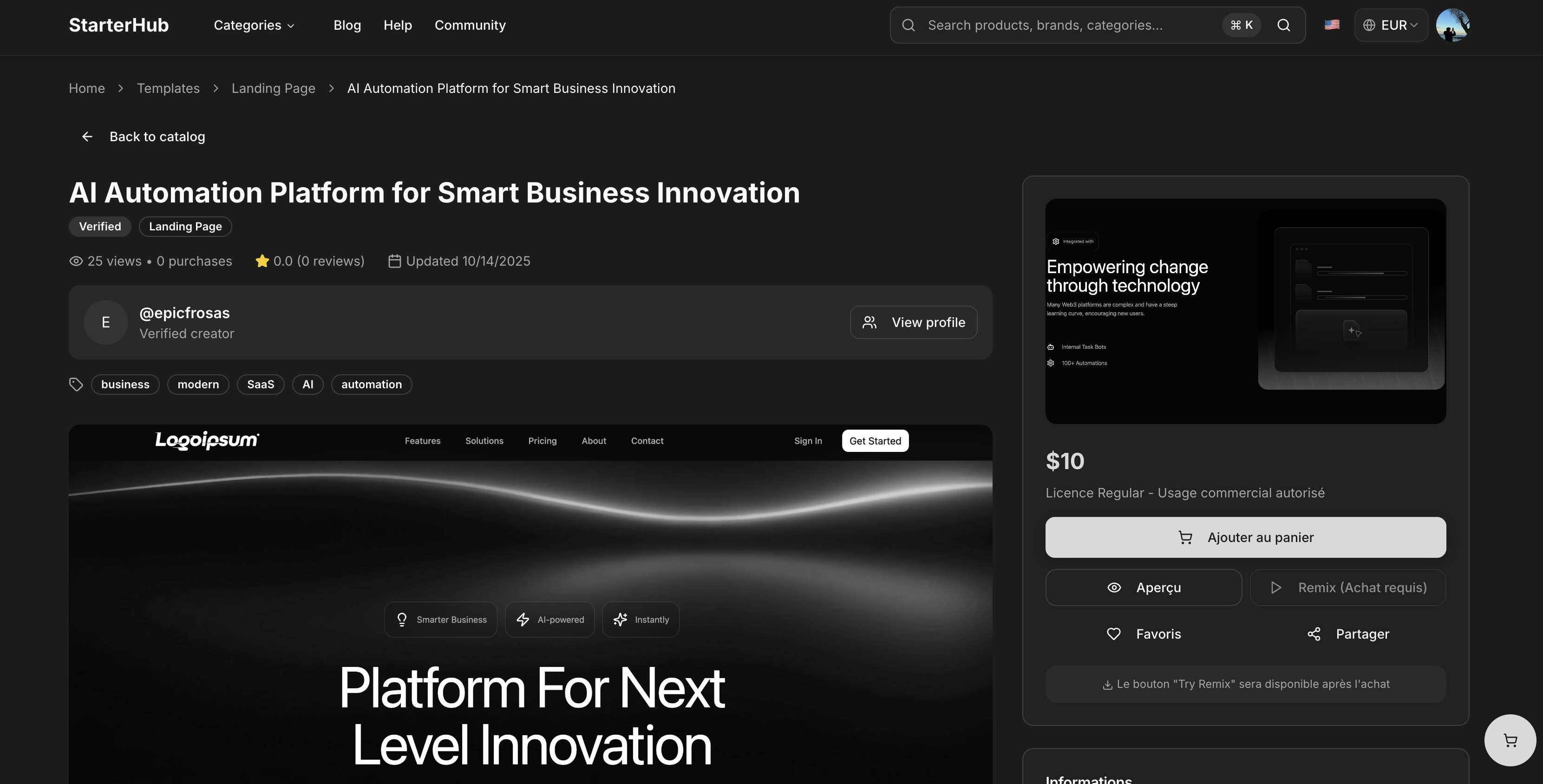 StarterHub gallery image