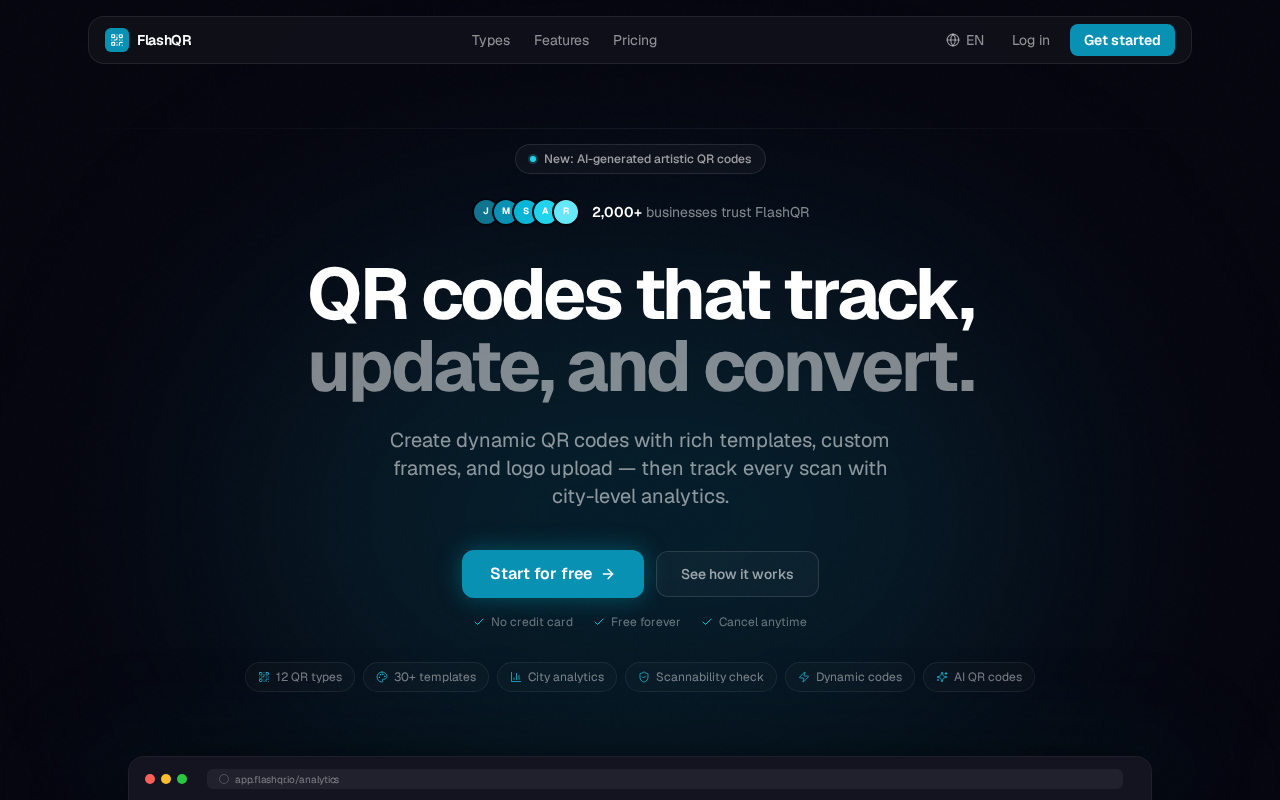 FlashQR — QR Code Creator & Manager gallery image