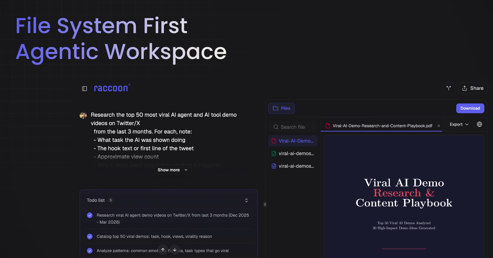 Raccoon AI gallery image