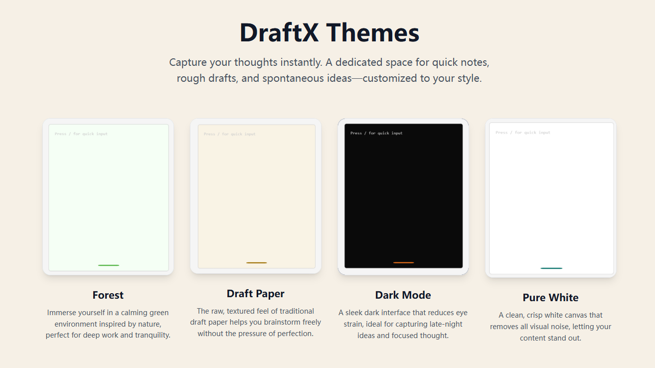 DraftX gallery image